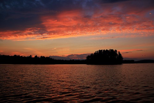 penobscotcounty maine sunset norcross millinocket south twin lake