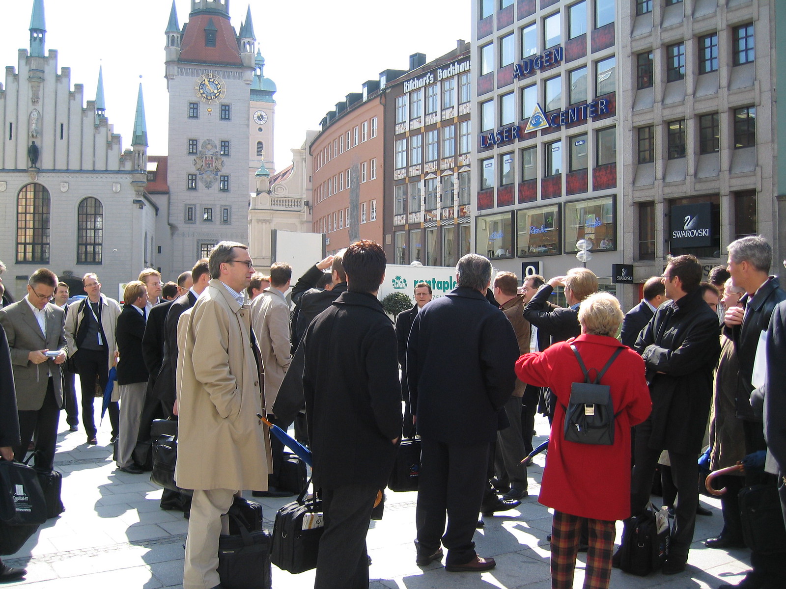 4 Delegates on Marienplatz