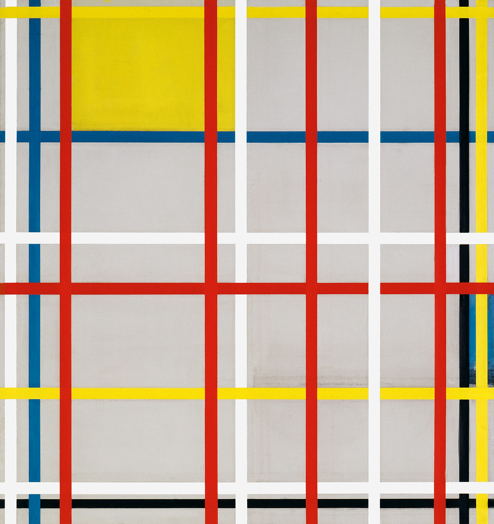 Piet Mondrian (1872–1944), New York City, 3 (unfinished), 1941