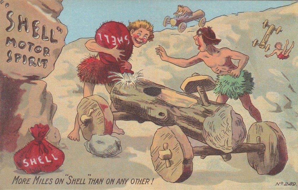 Advertisement for Shell Motor Spirit - early 1900s | Flickr