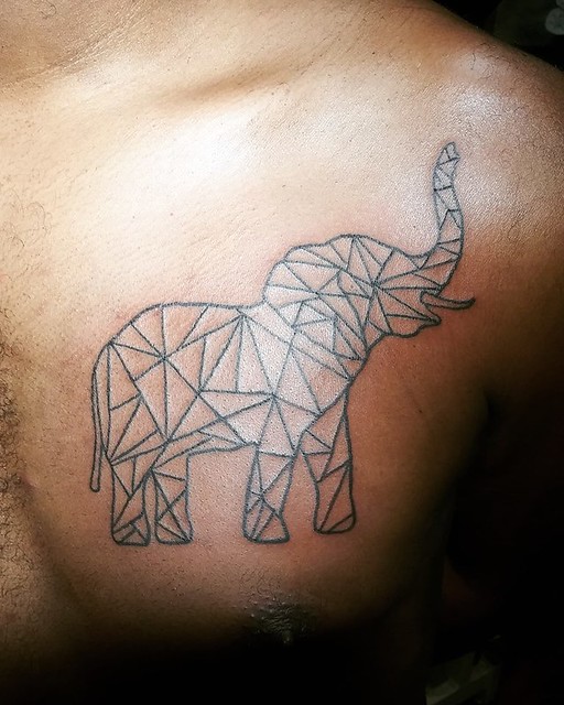 geometric elephant