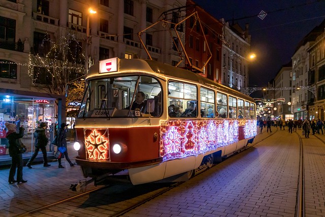 Christmas tram of Brno(CZ)