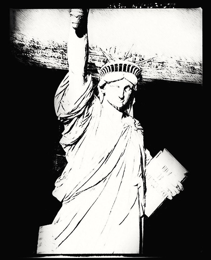 "Lady Liberty in Black and White" by pingnews.com is licensed under CC BY 2.0. To view a copy of this license, visit https://creativecommons.org/licenses/by/2.0/?ref=openverse&atype=rich 