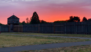 Sunset at the Fort