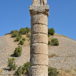 The column with the dexiosis relief, Karakuş Tumulus, Kingdom of Commage, Turkey