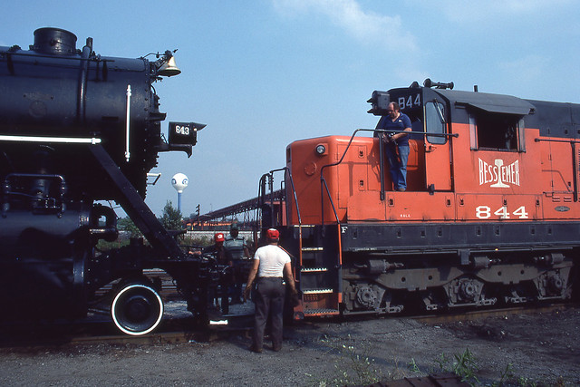 BLE 643 Shaking Hands with BLE 844. 1983