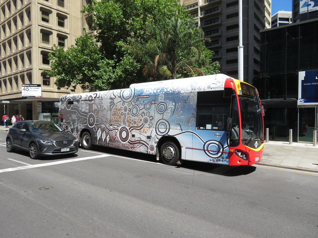 Scania bus 1831 on Grenfell St