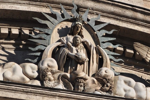 detalle de la iglesia-ROMA-Italia