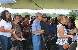 The Back to Sumai day event held annually for former residents and their descendants. In 2015, the event was held April 11. Photo courtesy of Edward B. San Nicolas.