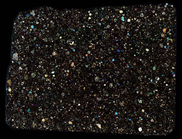 Kainsaz Meteorite Thin Section - Gigapixel