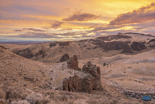 Sunrise Morning Over the Owyhee's