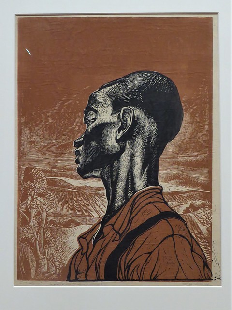 Chicago, Art Institute, Young Farmer, 1953 (Artist: Charles White)