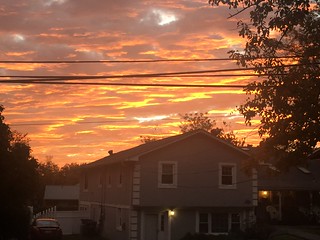 Orange sky for Election Day