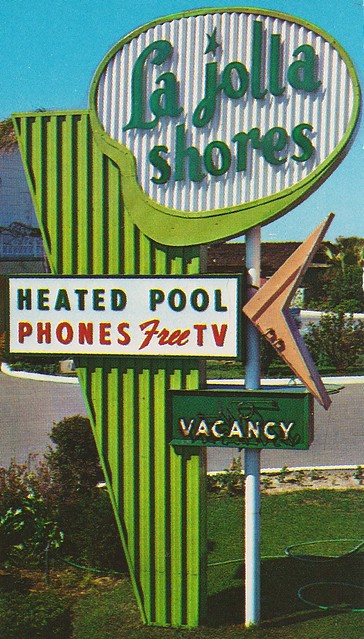 La Jolla Shores  Motor Hotel - Sign by California Neon Products
