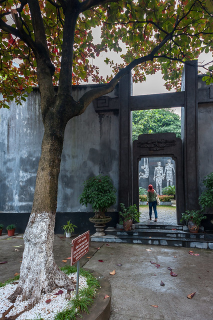 The prison yard, Hanoi Hilton