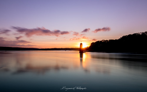 Sunset sur le ledano by Benjamin A. Photographie,
