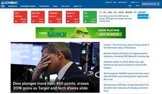 CNBC Main Page on 11/20/2018 | by dave_mcmt