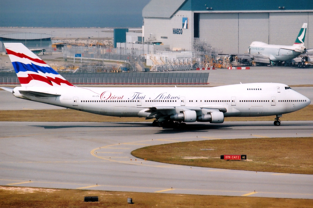 Orient Thai | Boeing 747-200 | HS-UTB | Hong Kong International