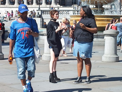 Trafalgar Square Tourists | Thanks for all the views, Please… | Flickr