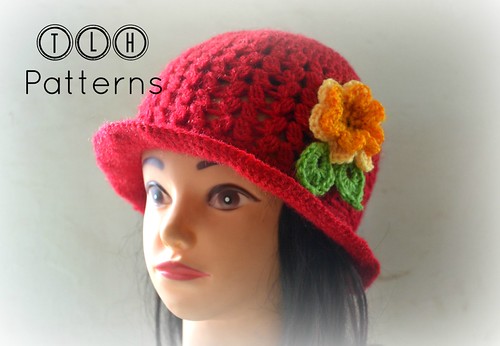 Bella hat with brim | by thelazyhobbyhopper