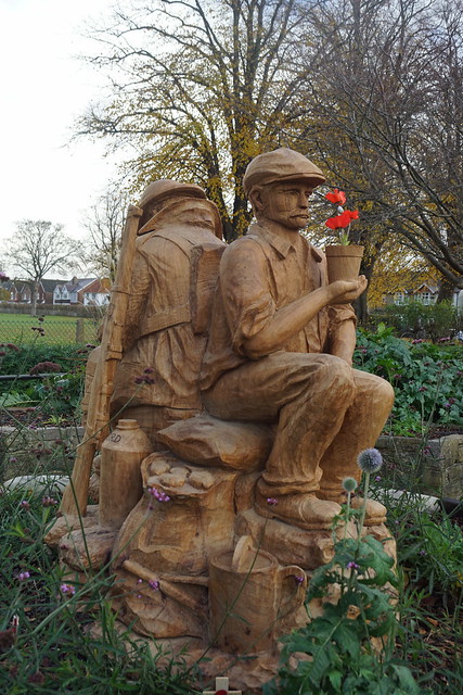 Lieutenant Colonel Wilfrith Elstob, Manchester Regiment, Vincent Gray (Sculptor), War Memorial, Chichester