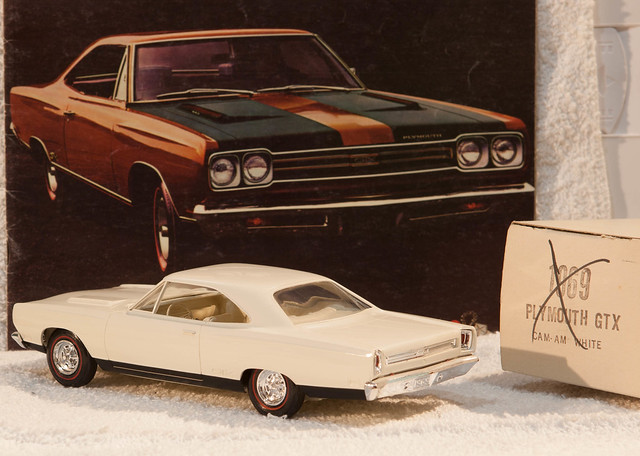 1969 Plymouth GTX Promo Model Car - Can Am White