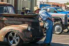 Inspecting an old Chevy