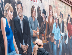 The wall of country music stars