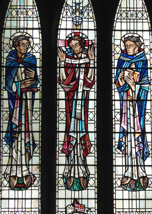 Jarrow Window East Window, Jarrow | Detail of the east window by Leonard E… | Flickr