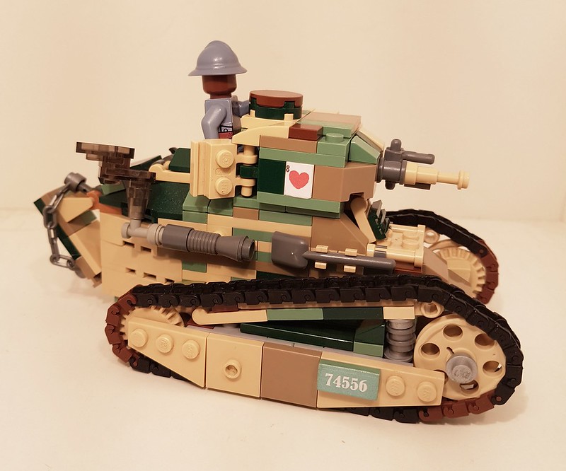 WW1: Renault FT-17 tank 2, My Renault FT-17 model. It is a …