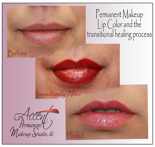 Permanent makeup lips healing time 3 0