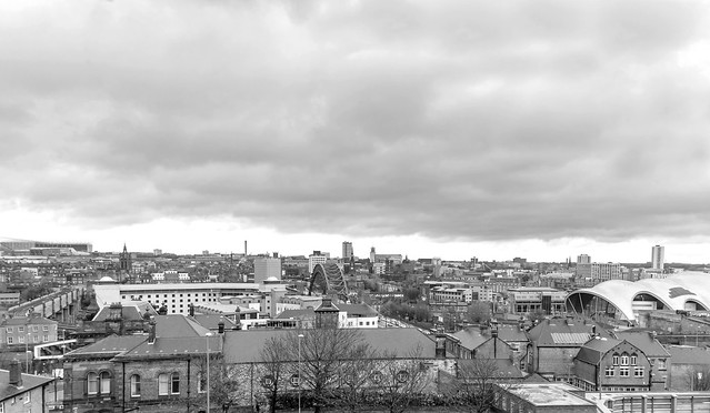 The skyline of Newcastle-upon-Tyne.