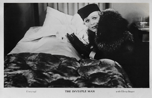 Gloria Stuart (and Claude Rains) in The Invisible Man (1933)