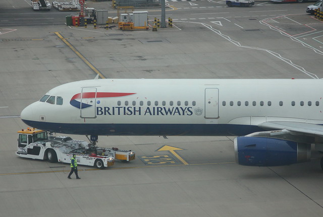 British-Airways G-EUXG Airbus A321-231 flight BA728 departure from London Heathrow LHR England UK bound for Geneva GVA Switzerland