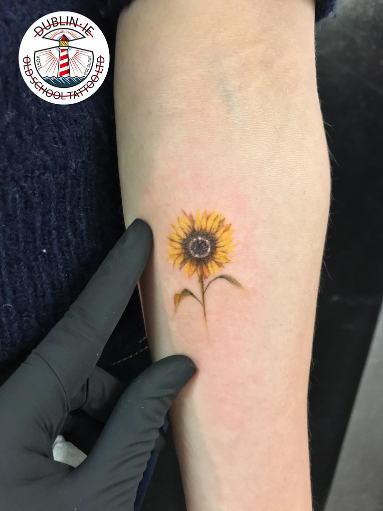 Small Sunflower Tattoo Small Sunflower Tattoo Flickr
