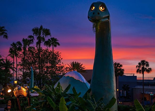 The best dinosaur at Walt Disney World is Gertie, which is an ice cream stand (pro) that is seldom open (con).