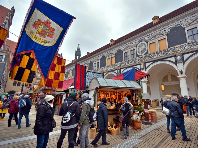 Medieval Christmas market in Dresden