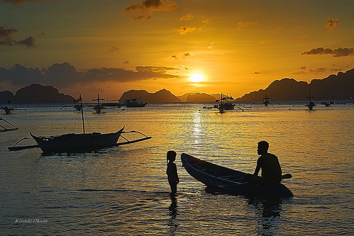 sunset elnido palawan philippines sony a7 pacific