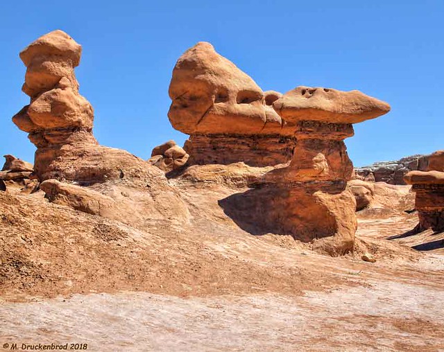 Sandstone Goblin Formations at Goblin Valley State Park in Utah