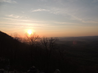 Sunrise over the New River Valley