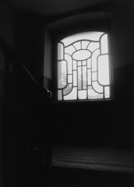 Staircase window - darkroom print