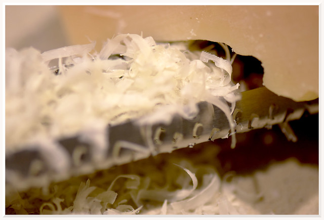 Macro Mondays - “Intended Contact” - HMM  One of my favorite thing to top my pasta, Parmesan