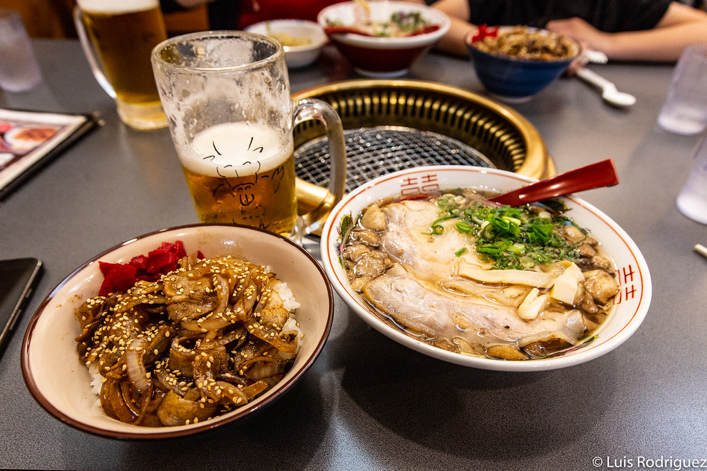 Ramen de Onomichi con seabura y mollejas de pollo