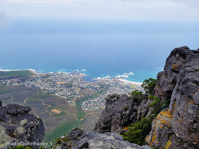 Camps Bay view from the top of Table Mountain-South Africa