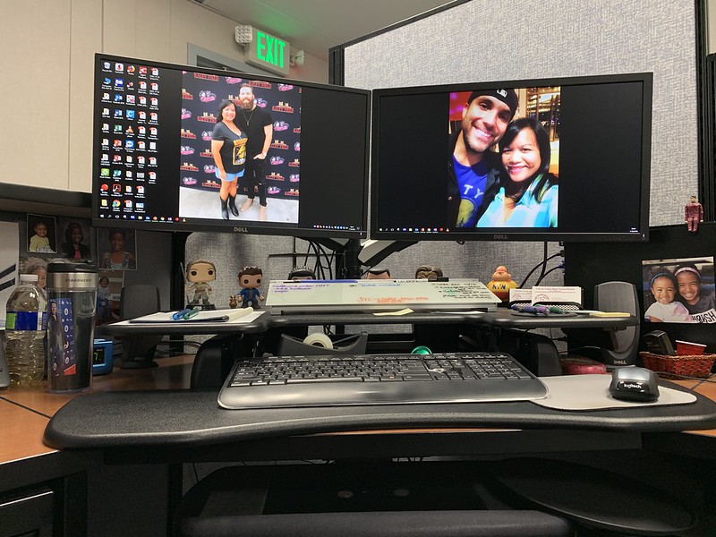 my workspace sometimes seems fangirl oriented
