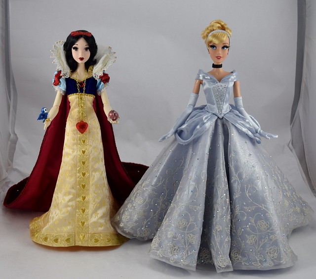 Disney Store Snow White Welcomes Saks Cinderella  - Full Front View