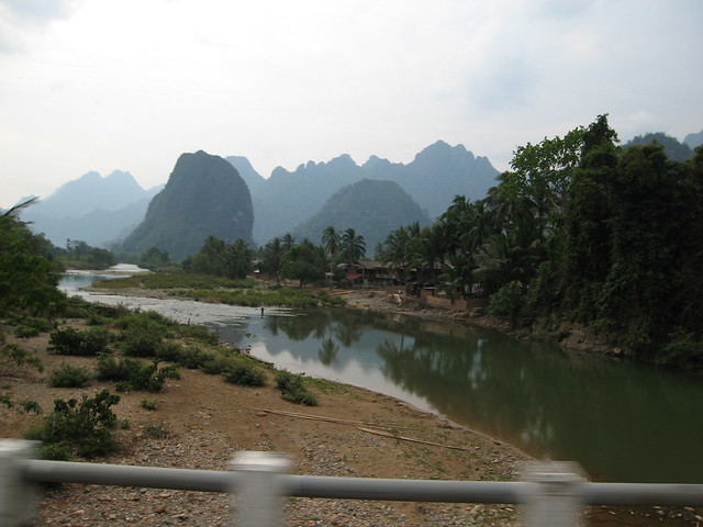 Bridge across the Nam Song River in Pha Tang