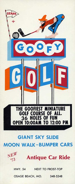 Goofy Golf 1973 Brochure