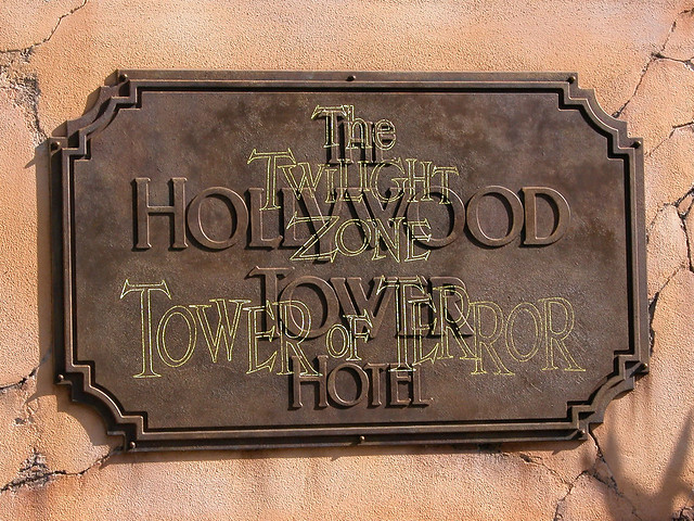 Tower Of Terror Sign