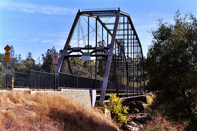 Historic Steel Truss Bridge, Folsom, California